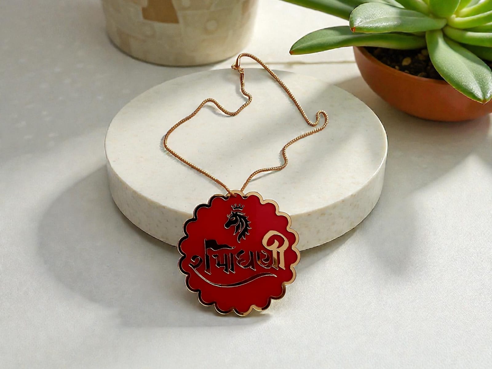 Acrylic Car Hanging Accessories Interior- Ramadhani Car Hanging - Image 3